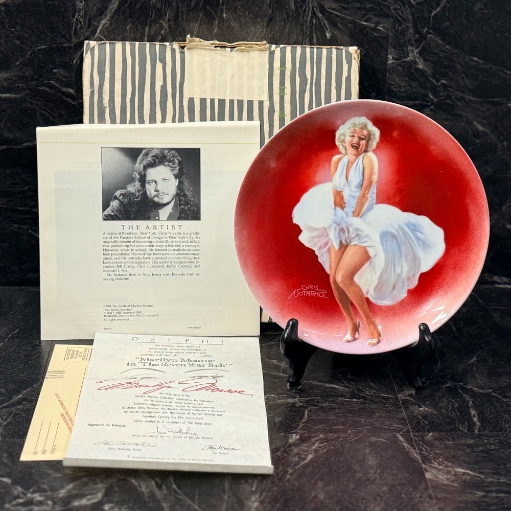 DELPHI Marilyn Monroe “The Seven Year Itch” Collector Plate
